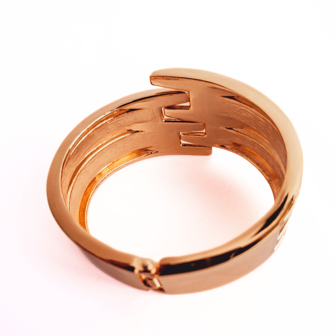 Golden Clutch Bangle Bracelet